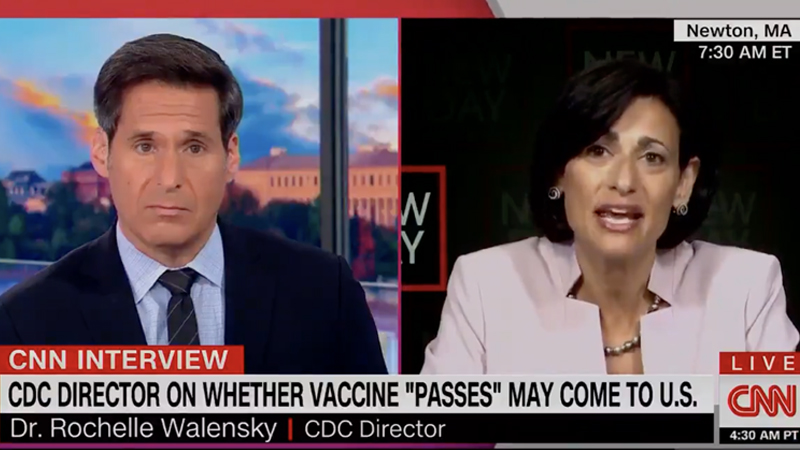 CDC Director: Vaccine Passports ‘May Very Well Be a Path Forward’ in U.S.