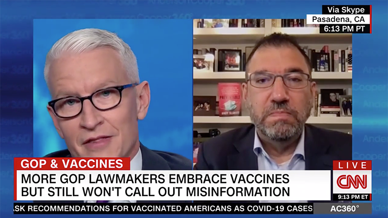 CNN: Segregate Unvaccinated, Make Them Pay For Tests Every Day