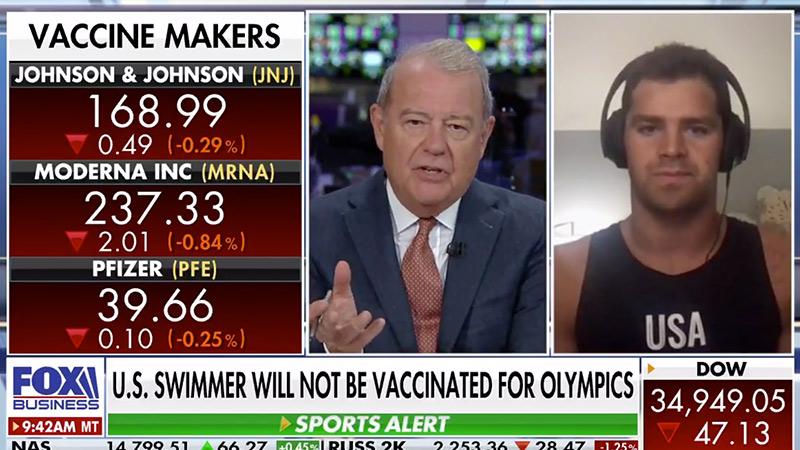 US Olympic Swimmer Will Not “Risk” Taking The COVID-19 Vaccine