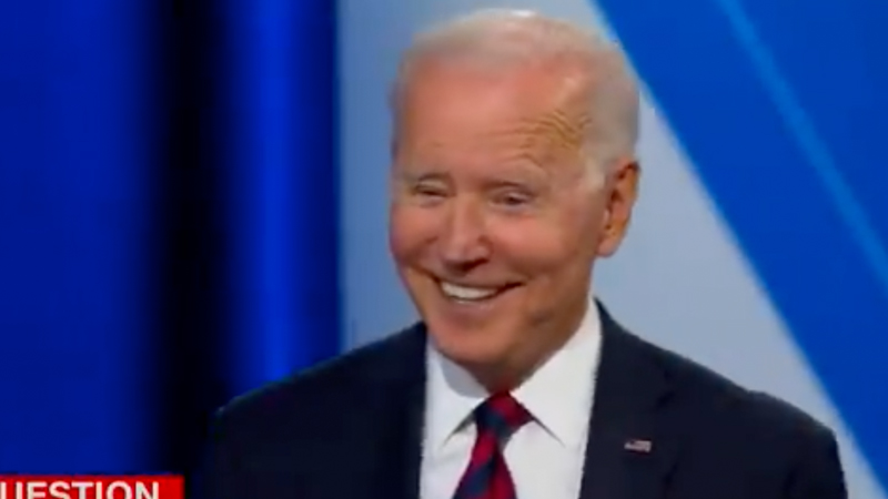 Watch: Biden Denies Democrats ‘Sucking the Blood of Children’ During Town Hall