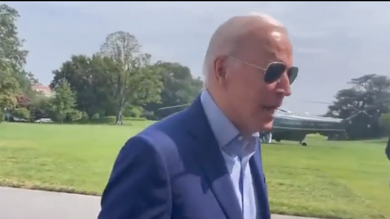 Video: Biden Appears To Yell “My Butt’s Been Wiped” At A Reporter