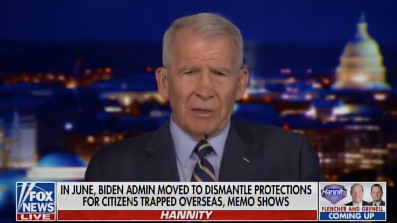 Video: Oliver North Warns Taliban Have Names, Addresses, Phone Numbers Of Everyone Who Worked With US In Afghanistan