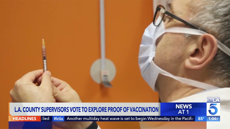 LA To Require Vaccination For Indoor Spaces, Including Restaurants, Bars, Gyms, Stores