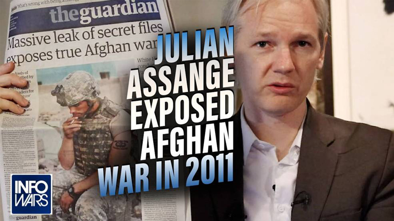 Video of Julian Assange Exposing Afghan War Resurfaces in Wake of Biden’s Pullout Disaster