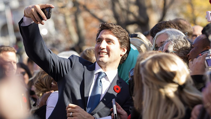 Trudeau Called “Communist F**k” While Posing For Selfie