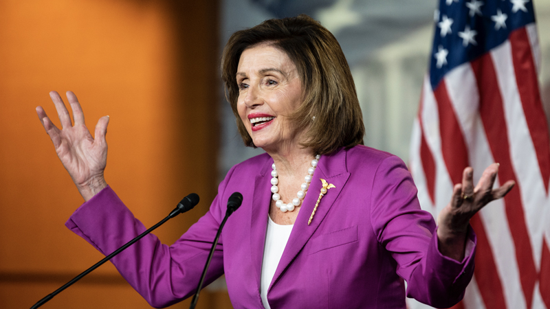 Hypocrisy: Unmasked Pelosi Speaks at Maskless Democrat Fundraiser