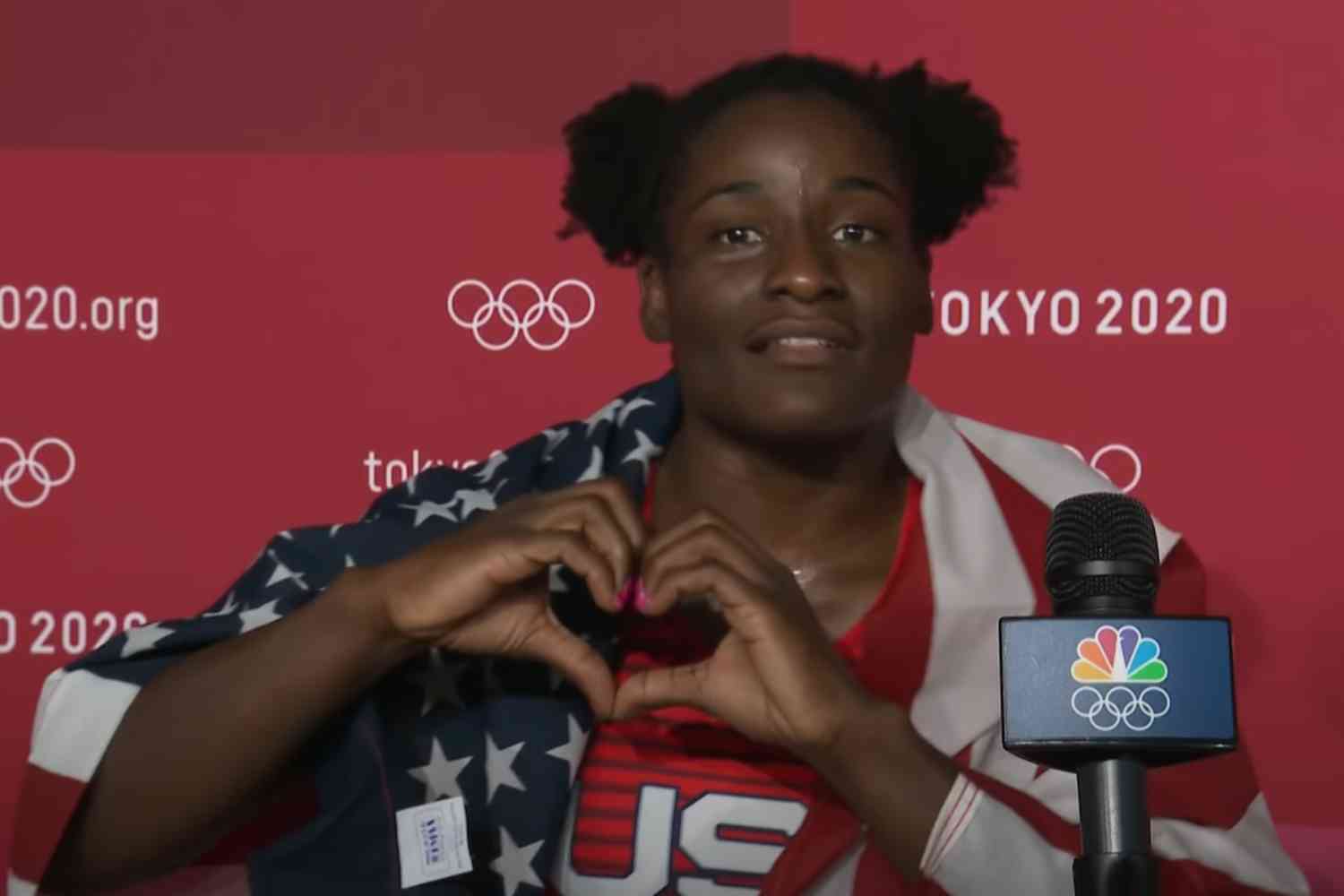 That patriotic gold-medal wrestler used her prize money to buy her widowed mom a food truck she’s wanted forever ❤️ | Not the Bee