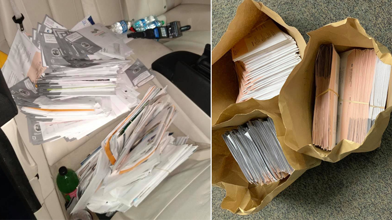 Felon Found Passed Out In Vehicle With Hundreds of Gavin Newsom Recall Ballots, IDs & Drugs