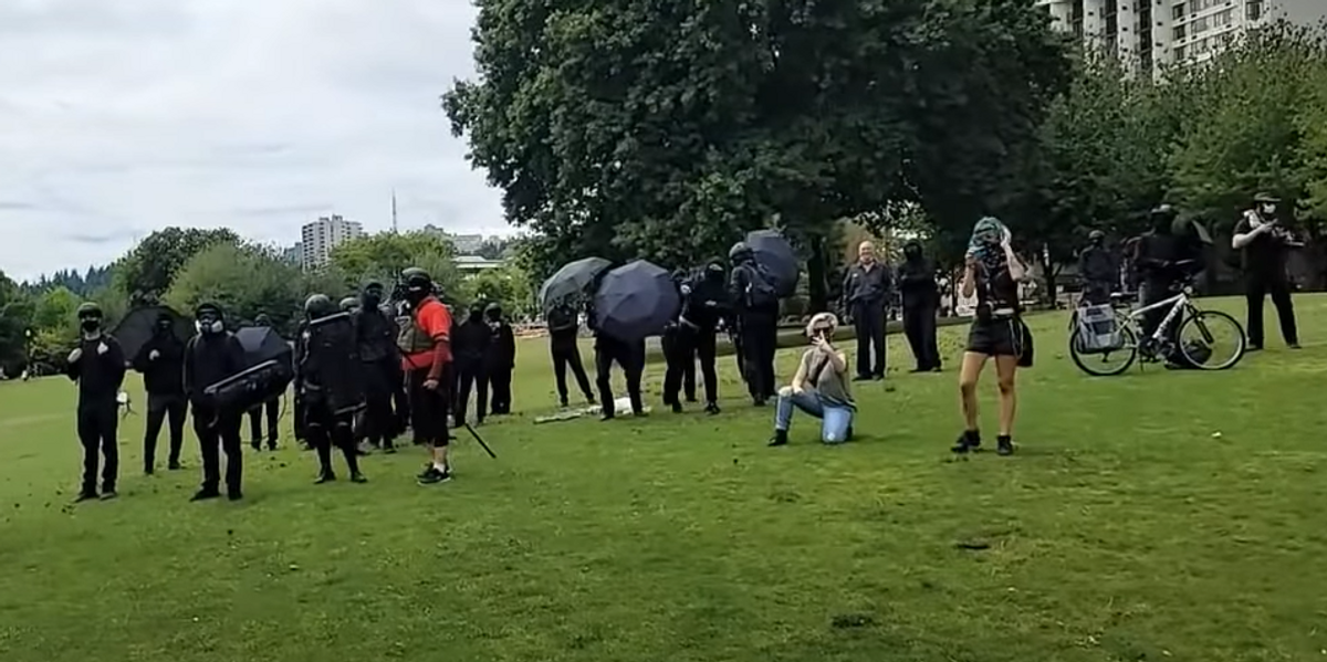 Antifa attack Christian families at prayer event in Portland - TheBlaze