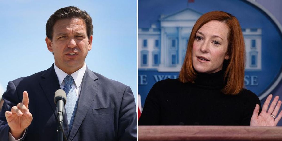 DeSantis fires back after Jen Psaki spreads misinformation about Florida face-mask policy in schools - TheBlaze