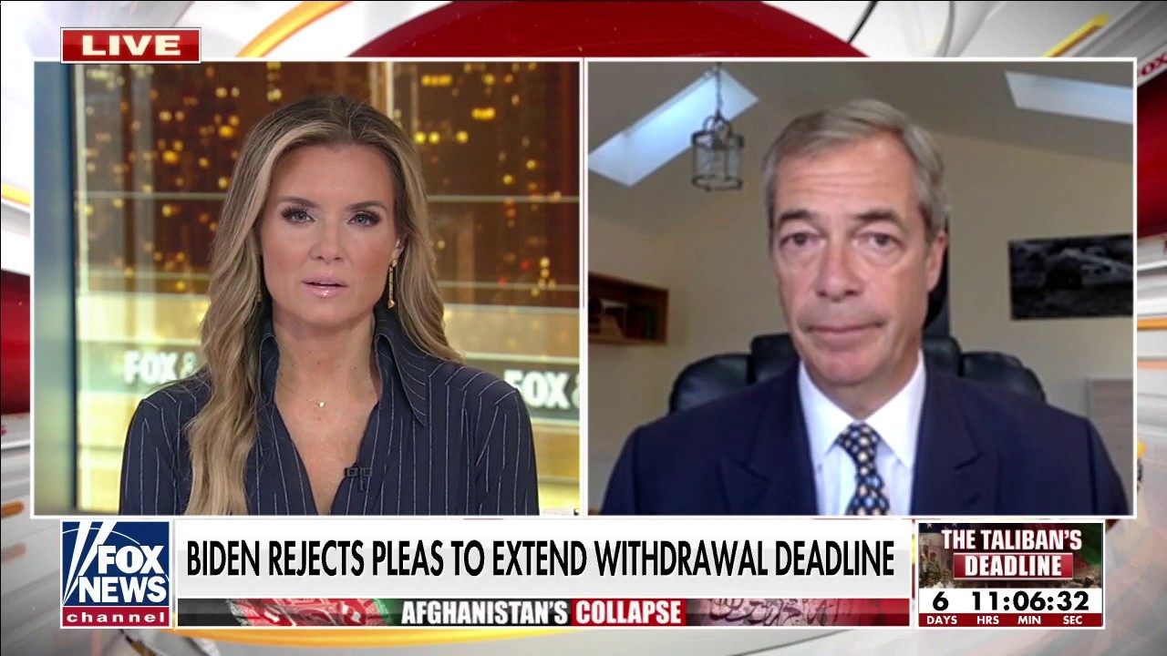 Nigel Farage: 'No way' British parliament would vote for military cooperation with America under Biden admin | Fox News