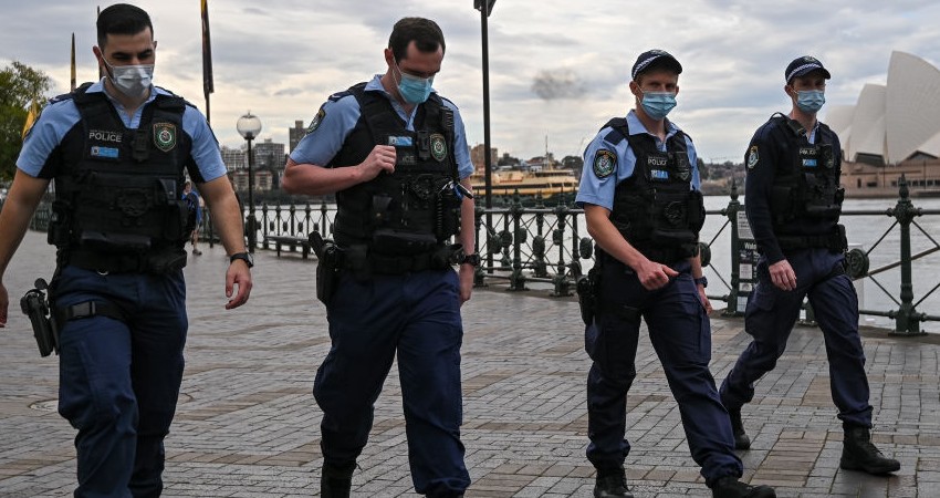 Australian Police Chastise Man Who Went Outside to Get Some “Fresh Air”