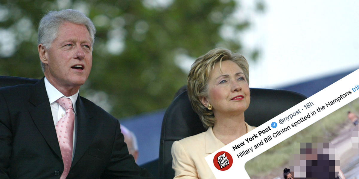 PHOTO: Bill and Hillary Clinton Spotted in Hamptons - Louder With Crowder