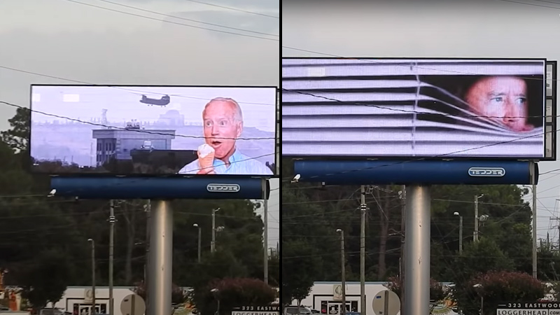 Billboards Mock Biden’s Incompetent Afghanistan Withdrawal