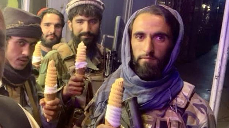 Unbelievable: Taliban Troll Biden On TWITTER By Posing With Ice Cream