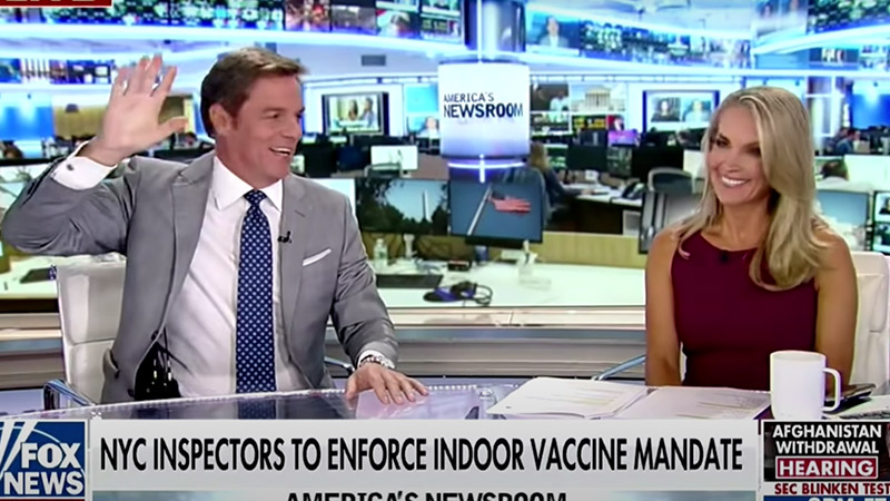 Fox Host Abruptly Exits NYC Restaurant After Being Asked To Show Proof Of Vaccination and Photo ID