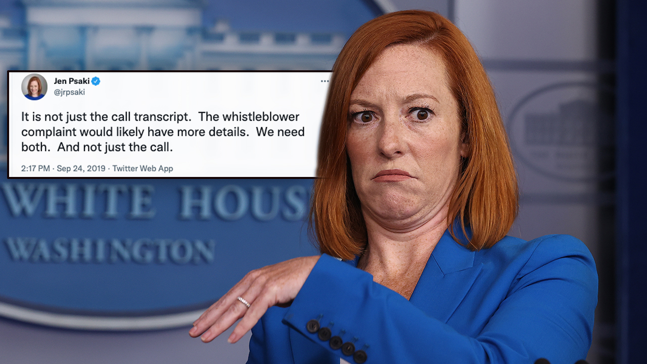 Psaki's tweet on Trump phone call with Ukraine president comes back to haunt her | Fox News