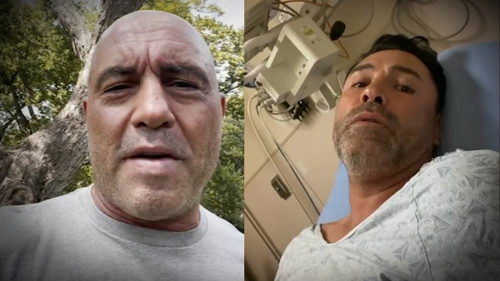 Oscar De La Hoya Vs Joe Rogan; Vaccinated Vs Unvaccinated