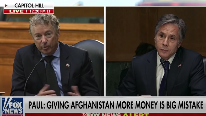 Rand Paul Interrogates Blinken: Did Drone Strike Kill Aid Worker, or ISIS-K Operative?