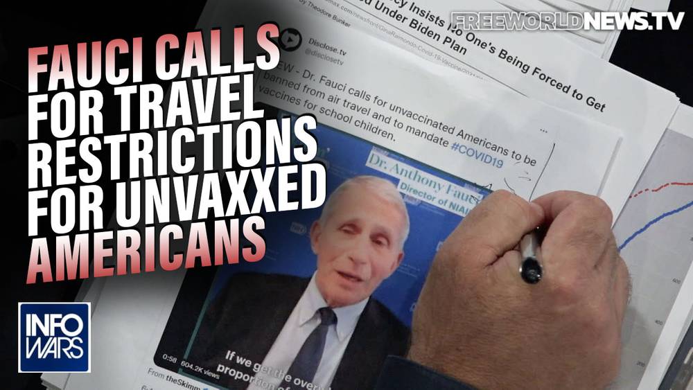 Fauci Calls for Travel Restrictions for Unvaxxed Americans