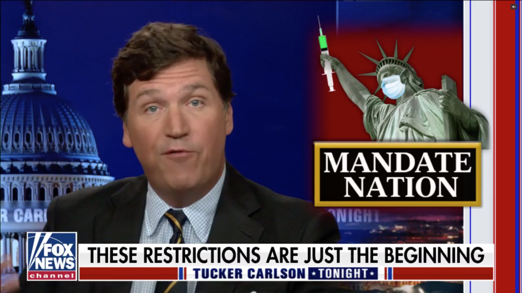 Carlson Warns: “If The Powers That Be Can Force You To Get A Shot, What Can’t They Make You Take” – NewsWars