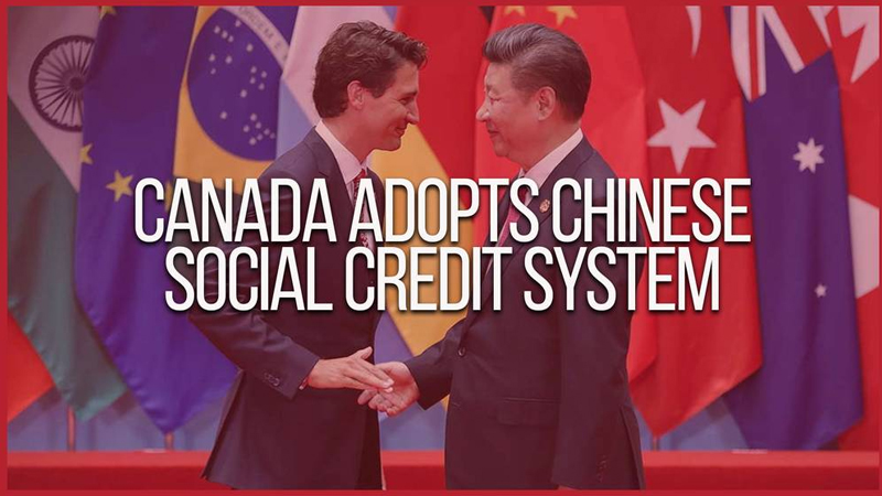 Canada Adopts Chinese Social Credit System