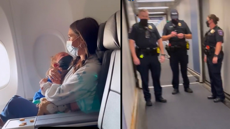 American Airlines Kicks Mom, Infant Asthmatic Son Off Plane Over Face Mask