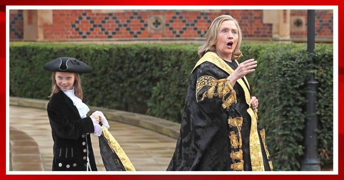 Hillary Clinton Sent Spinning By Protesters - In The Middle Of Odd Ceremony, The Crowd Calls Her A War Criminal