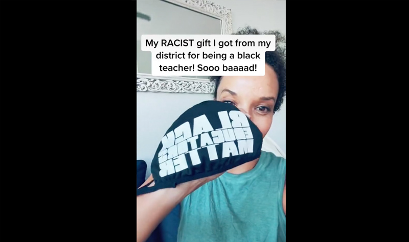 Black Teacher Reveals Racist  Black Lives Matter Gear Gifted to Her by District