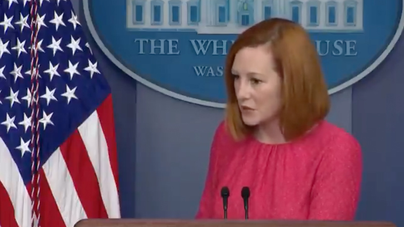 Watch: Reporter Asks Psaki, ‘What’s the Deal With Biden’s Cough?’