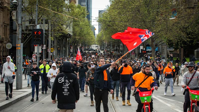 Australia Deploys “Counter-Terror” Squad Against Lockdown Protest – Thursday Live