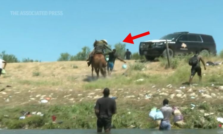 Video Of The Viral Border Patrol “Whipping” Pic That Caused Biden To Cancel Horse Patrols - Nobody Was Whipped Or Even Threatened