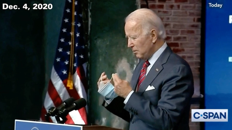 Flashback – Biden Last December Said: ‘I Don’t Think’ COVID Vaccinations ‘Should Be Mandatory’