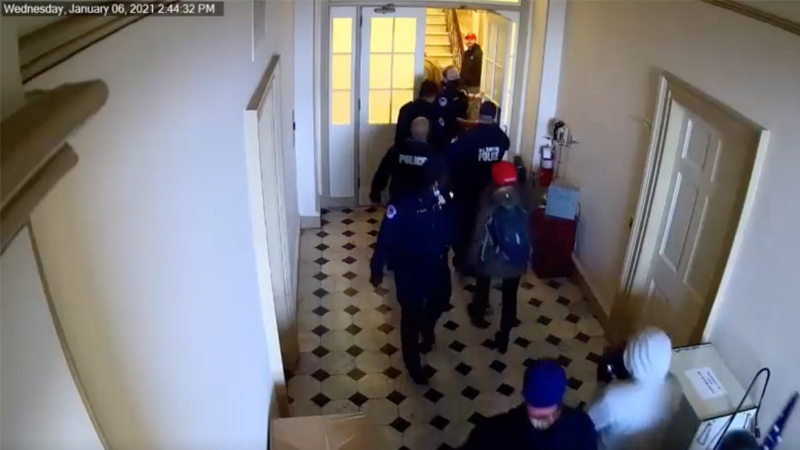 New Jan 6 Footage Shows Police Opening Doors of Capitol to Peaceful Protesters