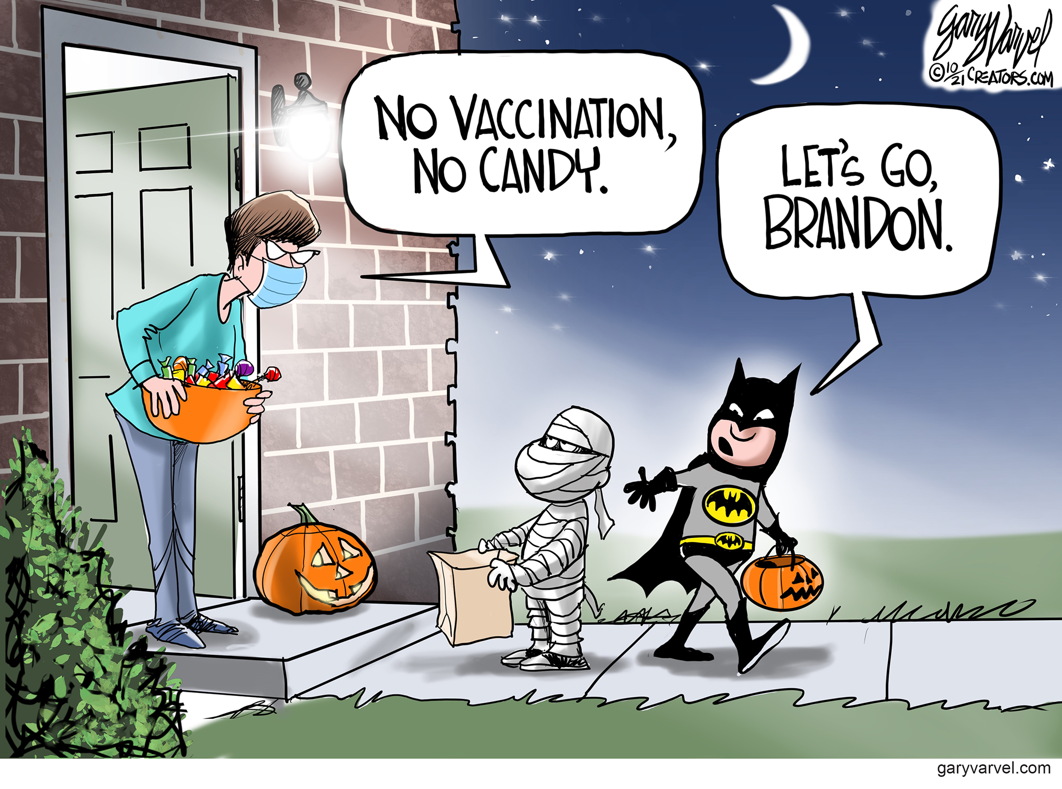 Cartoons: Gary Varvel for October 26, 2021 | The Patriot Post