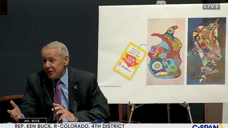 Epic: Congressman Demolishes Hunter Biden Art, Biden Family Corruption During AG Garland Hearing