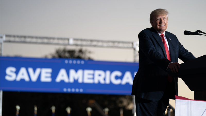 Live: Donald Trump Holds ‘Save America’ Rally in Iowa to Rail Against Biden’s Totalitarian Takeover of America