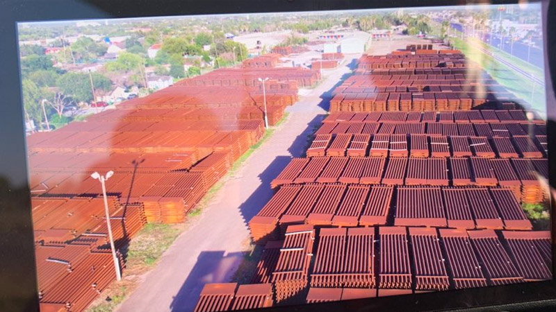 Drone Captures Millions of Dollars Worth of Border Wall Sitting Unused