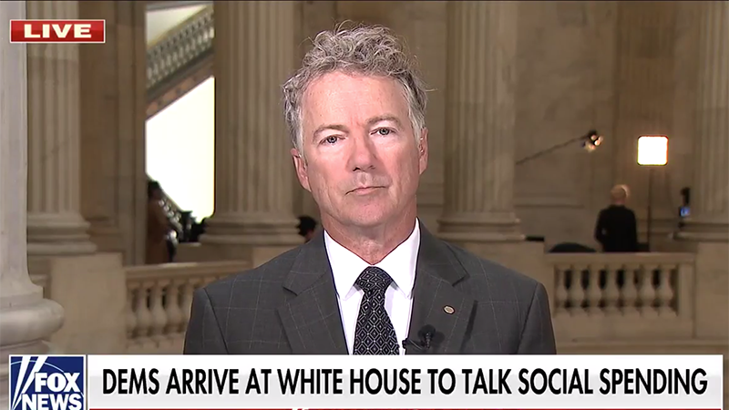 Rand Paul: Democrats “Are Going To Go After Ordinary People” With Massive Spending Bill