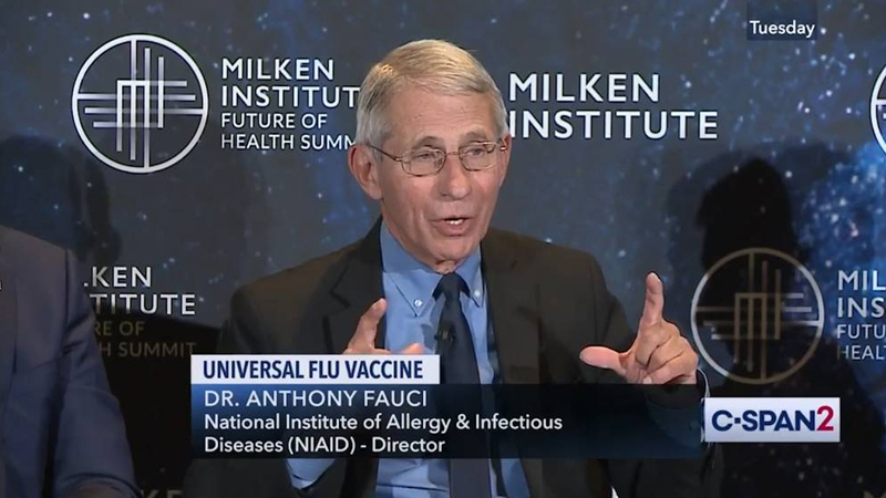 VIDEO: Fauci Calls For 6-Month-Old Babies To Be Vaccinated With Universal Flu Shot