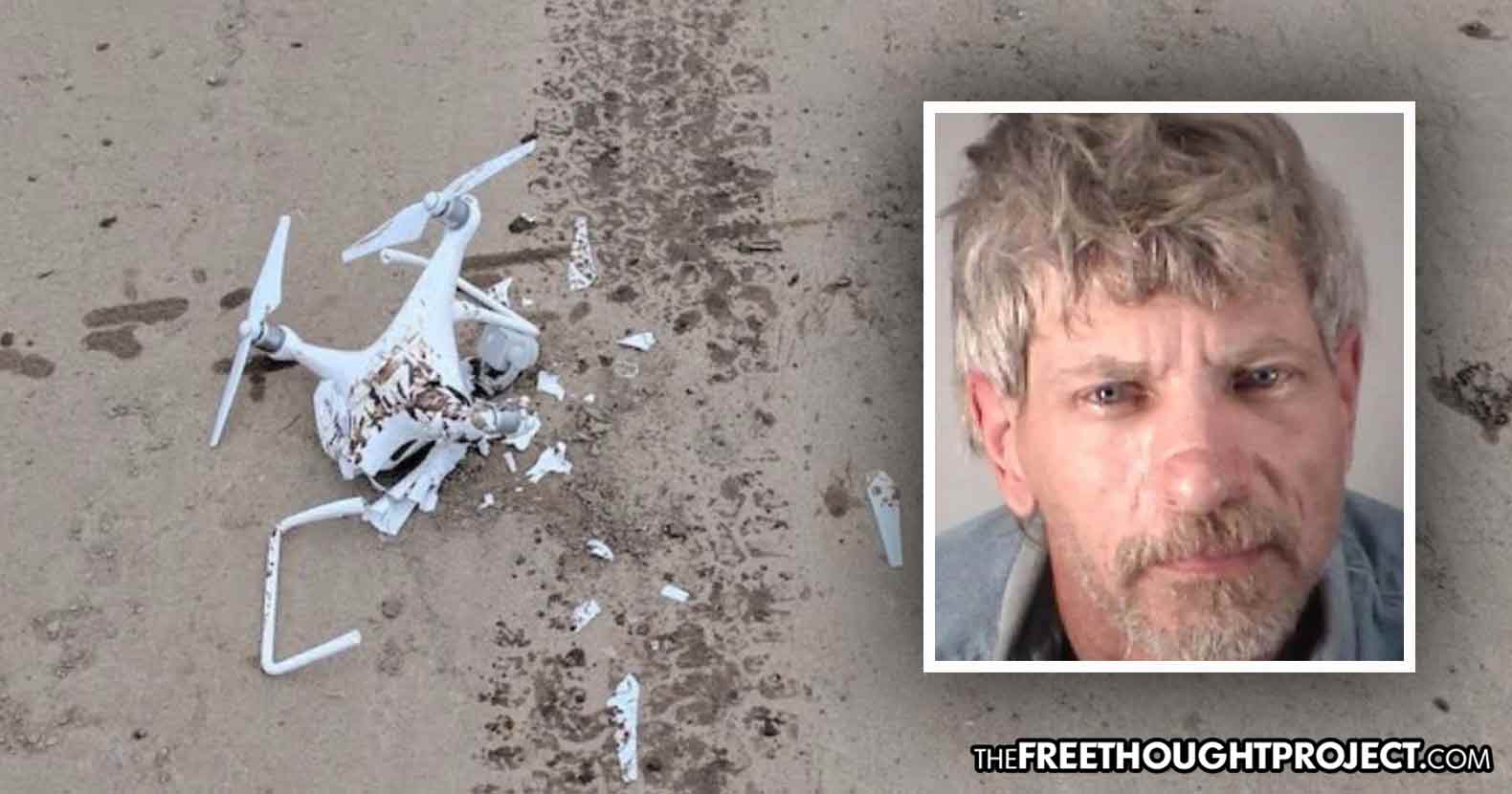 Man Facing 30 Years for Shooting Down Police Drone — 'Harassing Him' on His Property