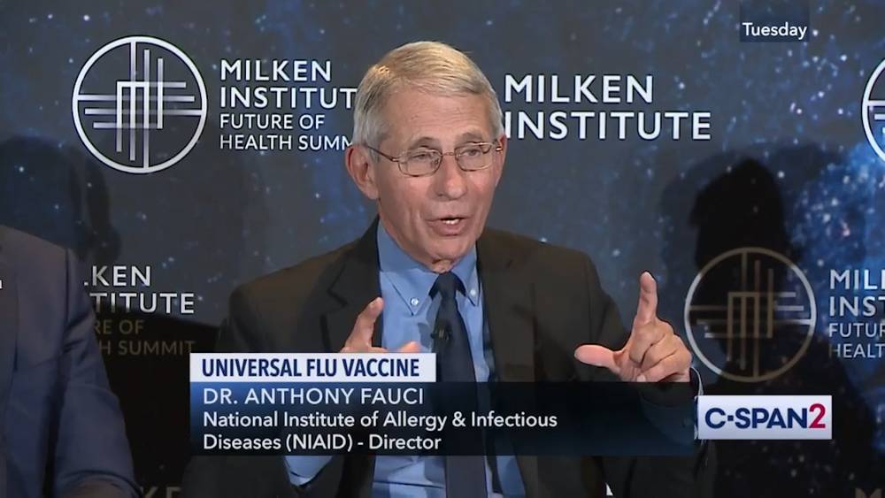 VIDEO: Fauci Calls For 6 Month Old Babies To Be Vaccinated With Universal Flu Shot