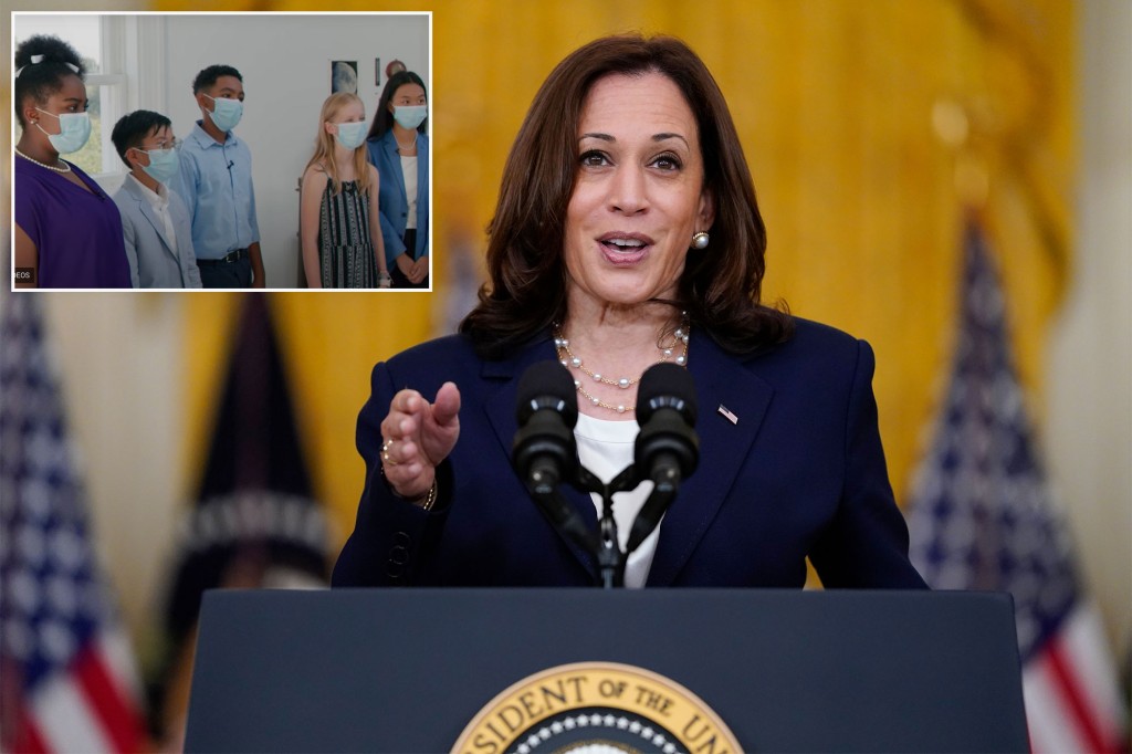 Kamala Harris' bizarre space video uses child actors