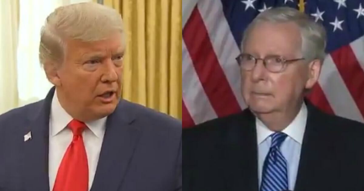 Trump Shreds Mitch McConnell, Says He Must Be Replaced After Handing Dems a 'Lifeline'