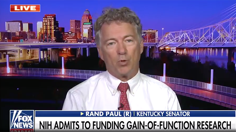 Video: Vindicated Rand Paul Blasts Lying Fauci Over “Civilization-ending” Experiments