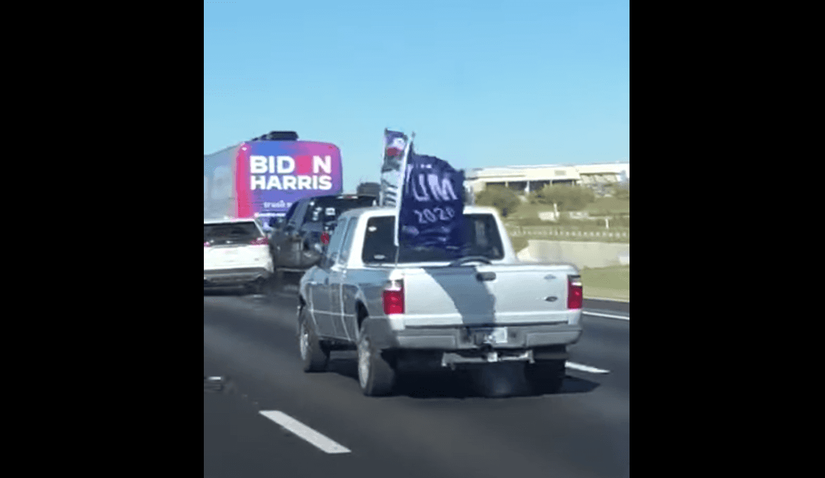 TX police refused to escort Biden campaign bus as 'Trump Train' chased it, lawsuit says | American Military News