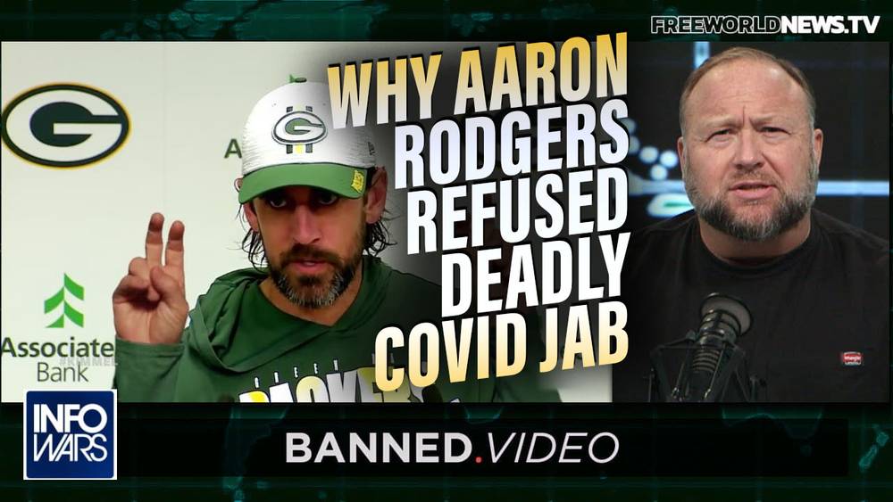 Alex Jones Shows Terry Bradshaw Why  Aaron Rodgers Refused the Deadly COVID Jab