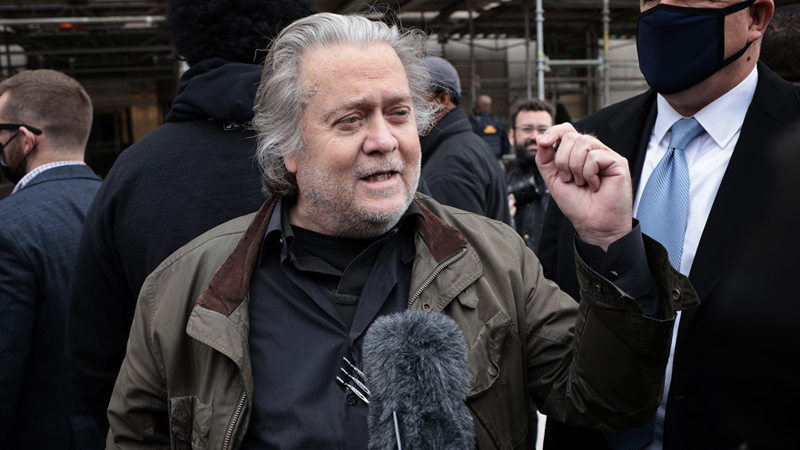 ‘This is All Noise’: Steve Bannon Urges Supporters To Stay On Point Before Turning Himself In