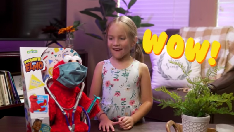 Playskool Unveils “Vaccinate Me Elmo” Doll (Satire)