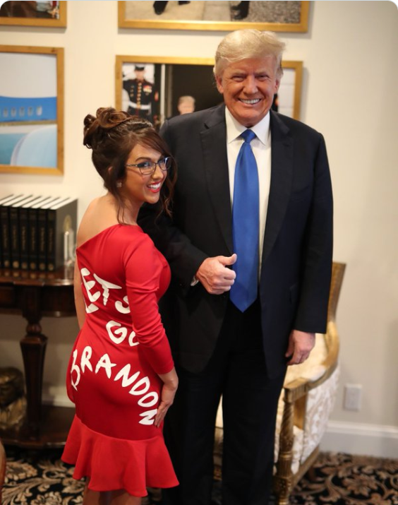 Colorado Rep. Boebert Struts ‘Let’s Go Brandon’ dress at gala ⋆ Conservative Firing Line